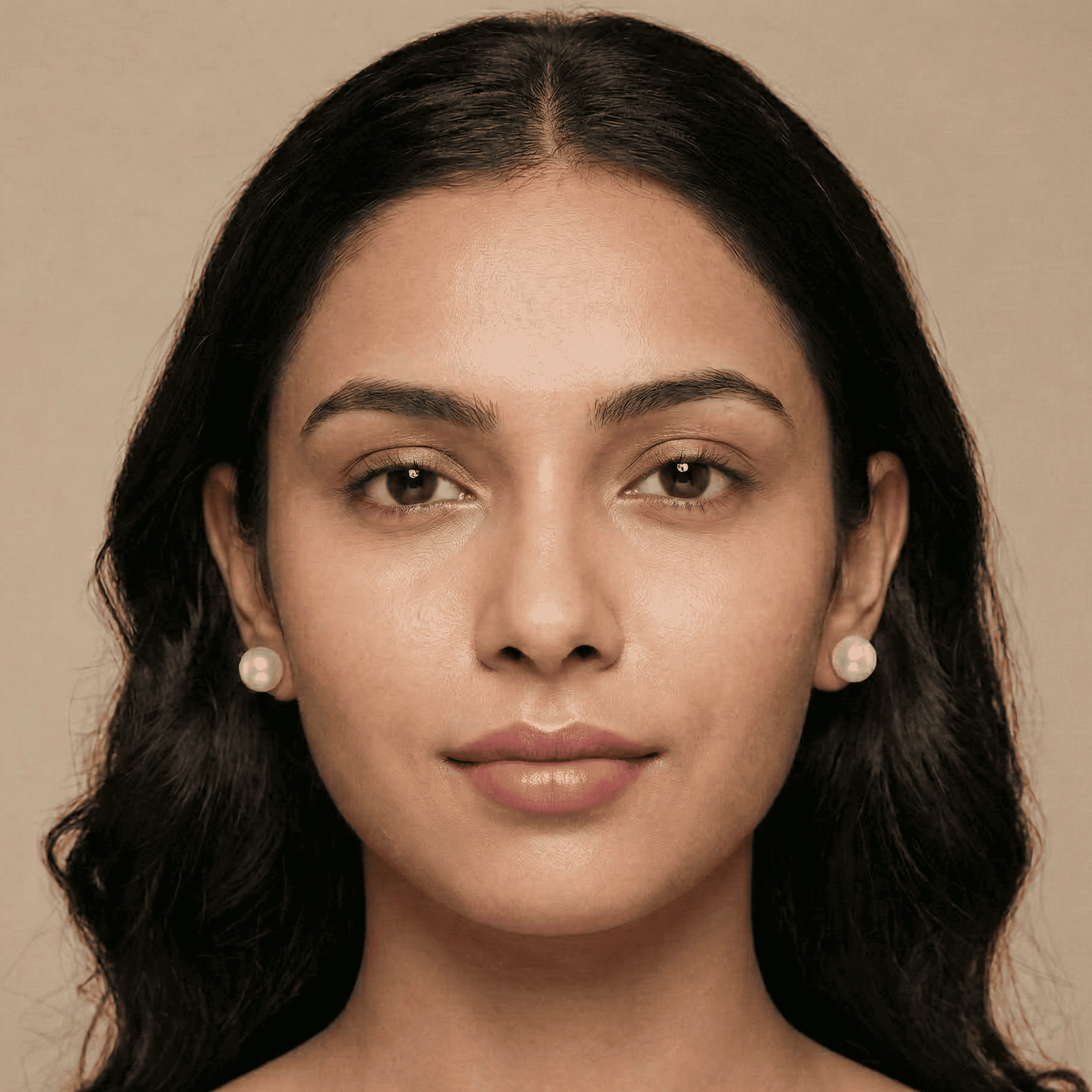 Heart, Pearl & Crystal Stud Earrings Combo for Women (3 Pairs)