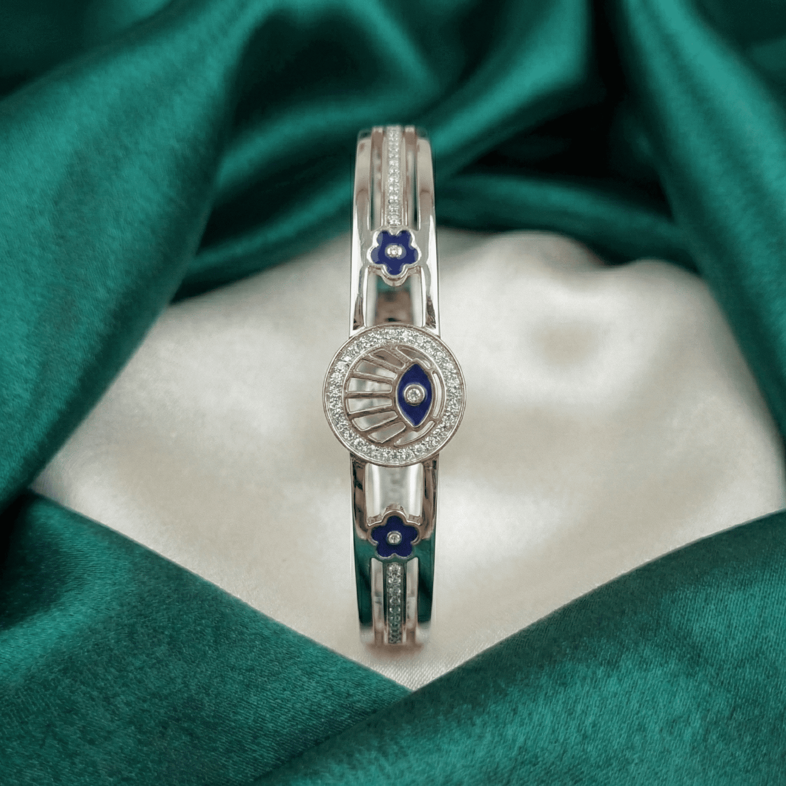 Eshanarya Anti-Tarnish Evil Eye Bracelet for Women