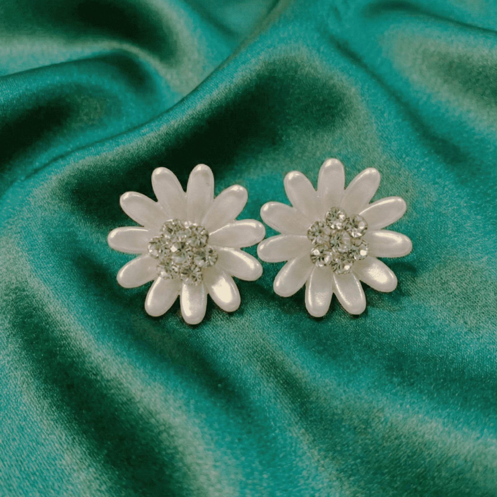 Floral Pearl Multi-Style Stud Earrings Combo for Women