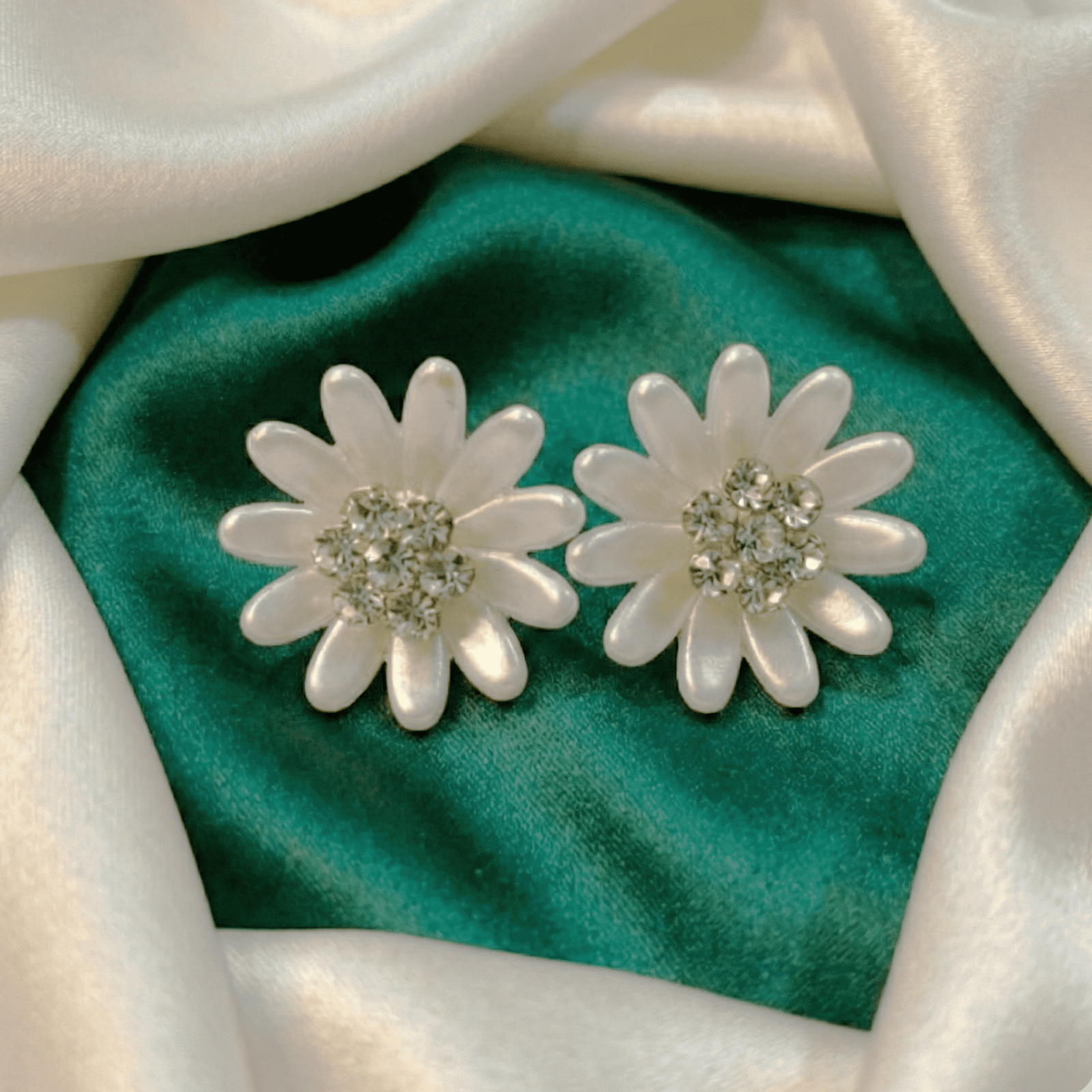 Floral Pearl Multi-Style Stud Earrings Combo for Women