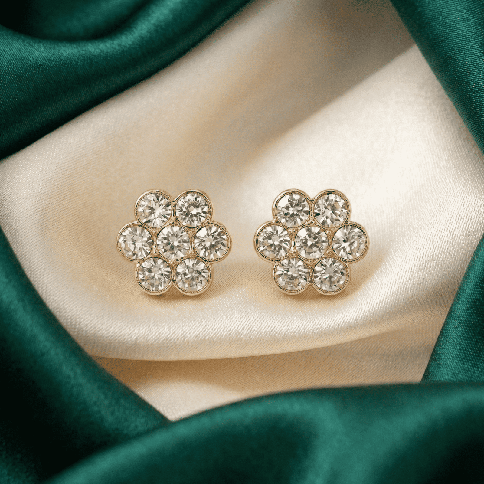 Floral Pearl Multi-Style Stud Earrings Combo for Women