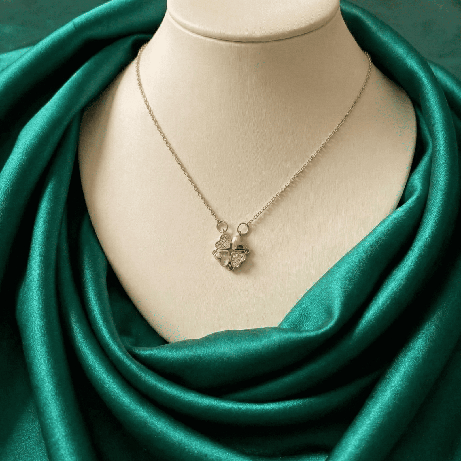 Eshanarya Gold Tone Convertible Anti-Tarnish Pendant for Women