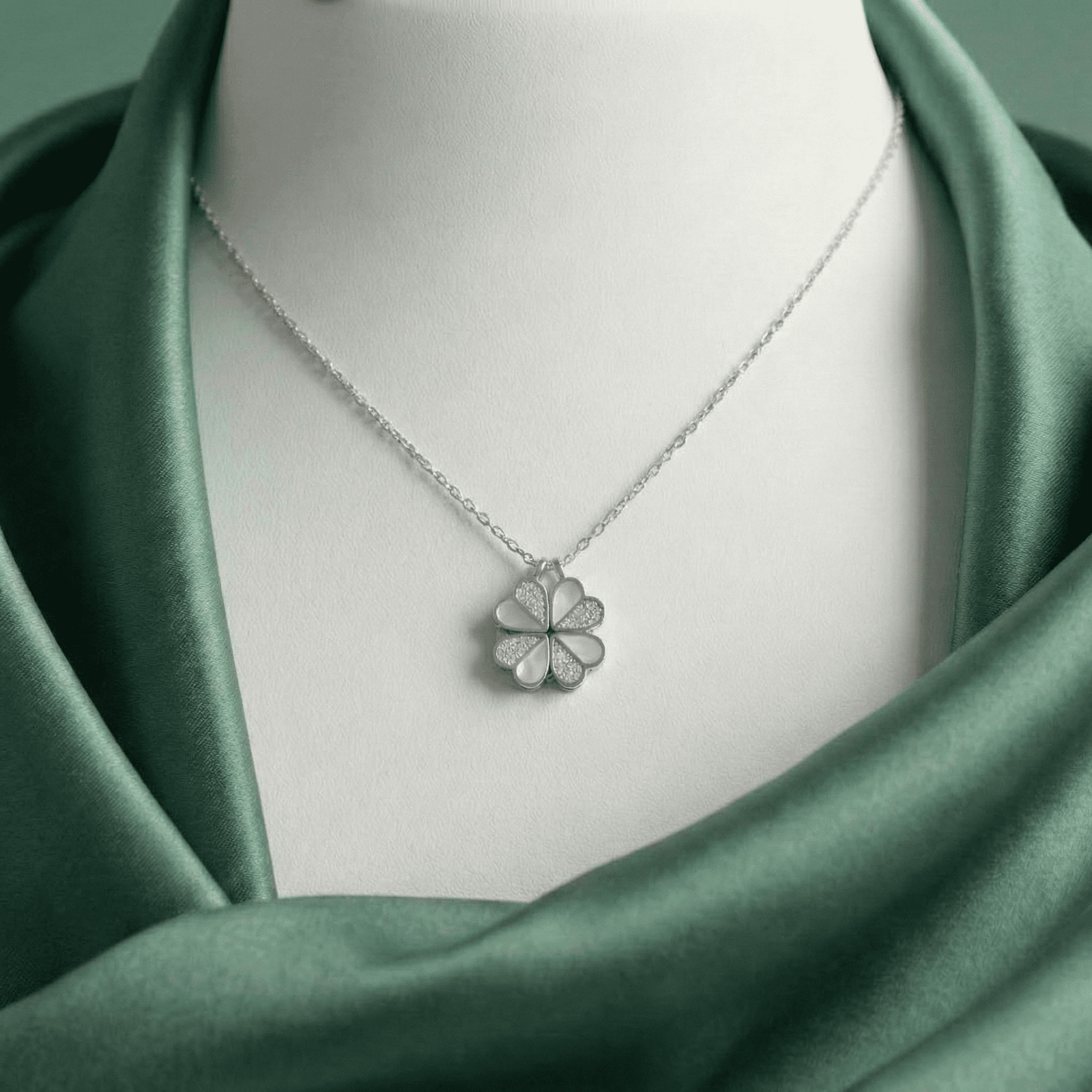 Eshanarya Silver Tone Convertible Anti-Tarnish Pendant